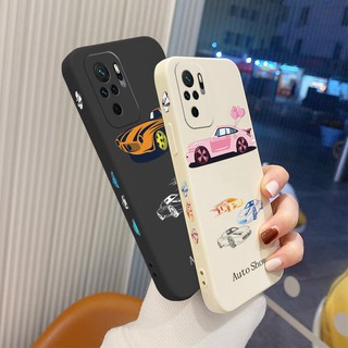 เคสรถเย็นเคสมือถือ ซิลิกาเจลเหลว Phone Case For Xiaomi Redmi Note 10 Pro Max 10s 4G 5G 10Pro 10ProMax  กันกระแทก การป้องกันเลนส์กล้อง ปกหลังแบบอ่อน