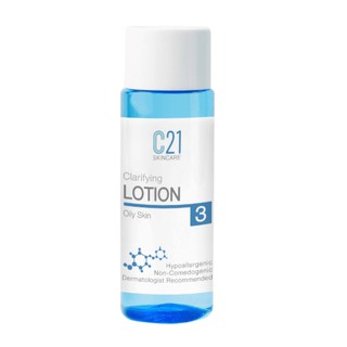 C21 CLARIFYING LOTION OILLY SKIN NO.3 โทนเนอร์ผิวมัน ป้องกันสิว 100ml.