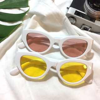 พร้อมส่ง🧬แว่นตาแฟชั่น🔎แว่นกันแดดเลนส์สี☂️