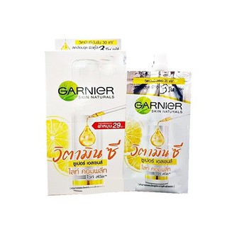 Garnier การ์นิเย่ สกิน แนทเชอรัลส์ ไลท์ คอมพลีท ยูซุ วิตามินซี ซูเปอร์ เอสเซนส์ 7.5 มล.