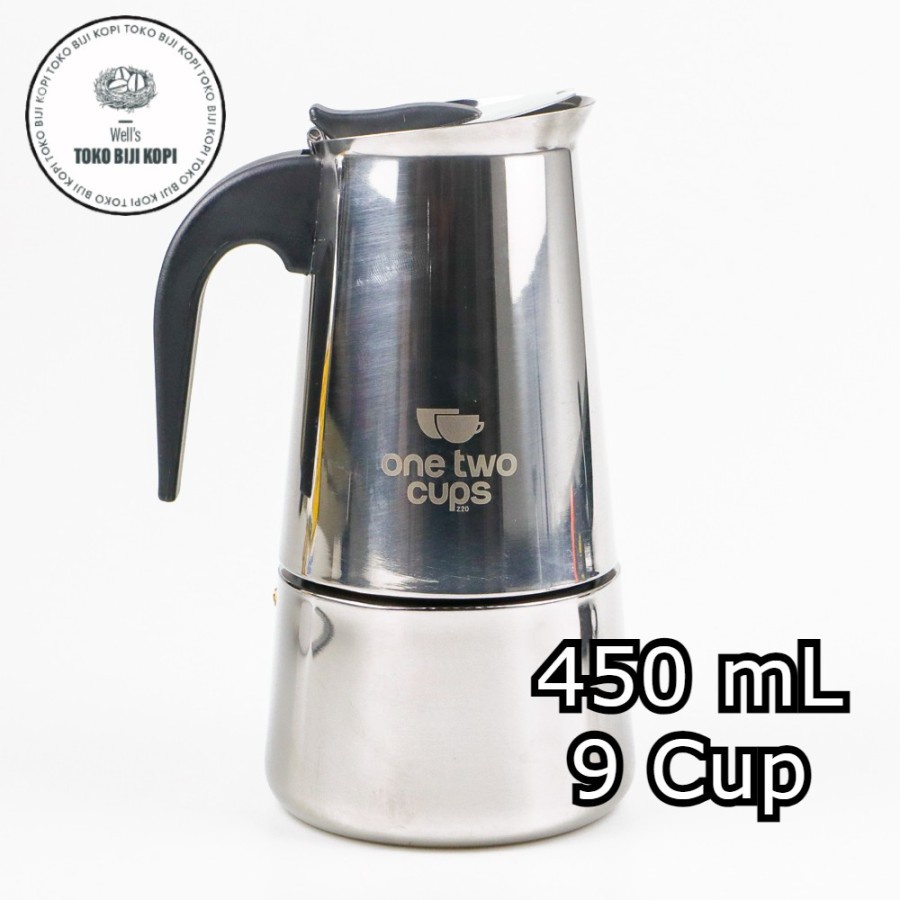 เครื่องชงกาแฟเอสเพรสโซ่ Moka Pot กาน้ําชา เตากรอง 9 ถ้วย - 450 มล. Z20