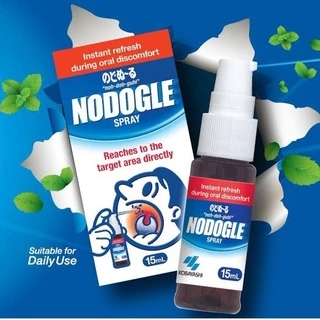 ของแท้ Nodogle Spray โนดูเกิล สเปรย์ สเปรย์สารสกัดธรรมชาติ สำหรับช่องปากและลำคอ (15 ml.) #589