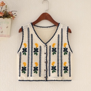 Flower Knit เสื้อกล้ามถักเกาหลี