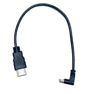 0.3M 90องศา Micro HDMI To HDMI 1080P Micro HDMIชายไปHDMI Converter Micro To HDMIอะแดปเตอร์สำหรับPS4กล้องHDTV Micro HDM