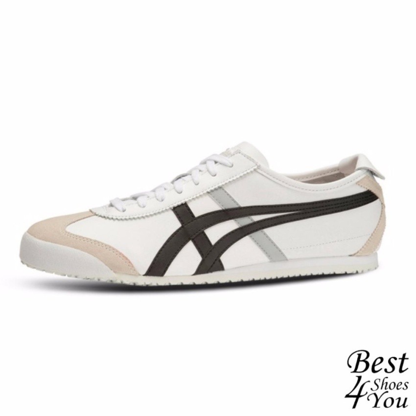 Onitsuka Tiger Mexico 66 รุ่นยอดนิยม D4J2L-0190 (White/Black/Grey)