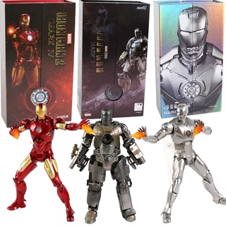 ส่งเร็วจากกทม. Figure Iron Man 2 Mark I II IV โมเดล ฟิกเกอร์ ไอรอนแมน มาร์ค 1 2 4 อเวนเจอร์ งานแท้ พร้อมฐาน ขยับจุดได้