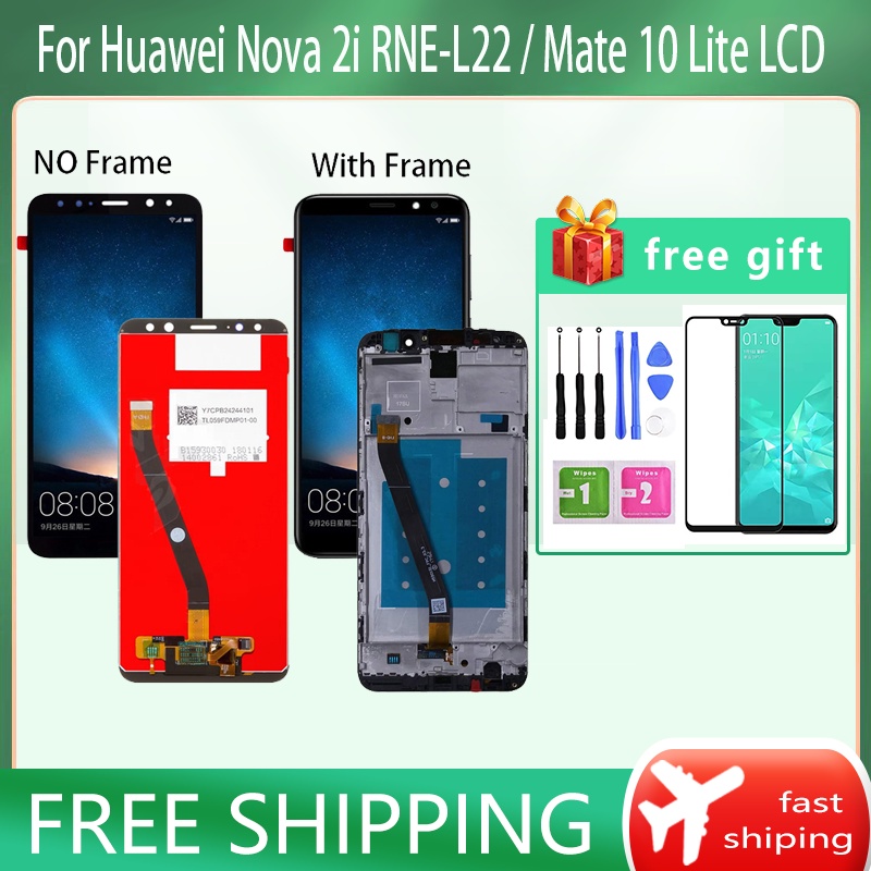 Original สําหรับ huawei Nova 2i RNE-L22 RNE-L01 RNE-L21 huawei Mate 10 Lite จอแสดงผล LCD