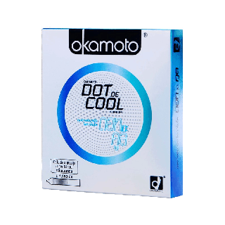 โปรโมชั่น : Okamoto ถุงยางอนามัย โอกาโมโต ดอท เดะ คูล x 1