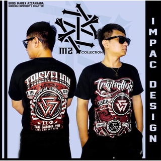 เสื้อเบลาส์ - ◕TRISKELION TAU แกมมา FRAT เสื้อสําหรับผู้ชาย