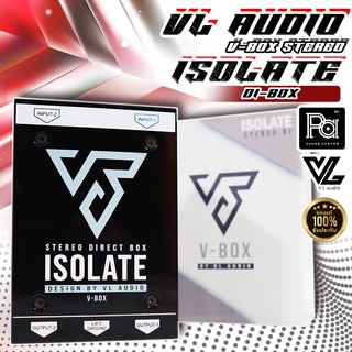 V-BOX STEREO ISOLATE DI BOX 2 แชลแนล ไดเร็กบอกซ์ กันไฟย้อน ปกป้องระบบเสียง vbox isolate อุปกรณ์ดนตรี นักดนตรี ระบบเสียง