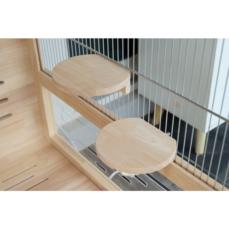 LP121 ชั้นปีนสัตว์เลี้ยง ยึดกรง ติดกรง ตกแต่งกรง สำหรับสัตว์เล็กเช่น นก กระรอก เป็นไม้คัดเกรดA สวยงาม แข็งแรง มินิมอล