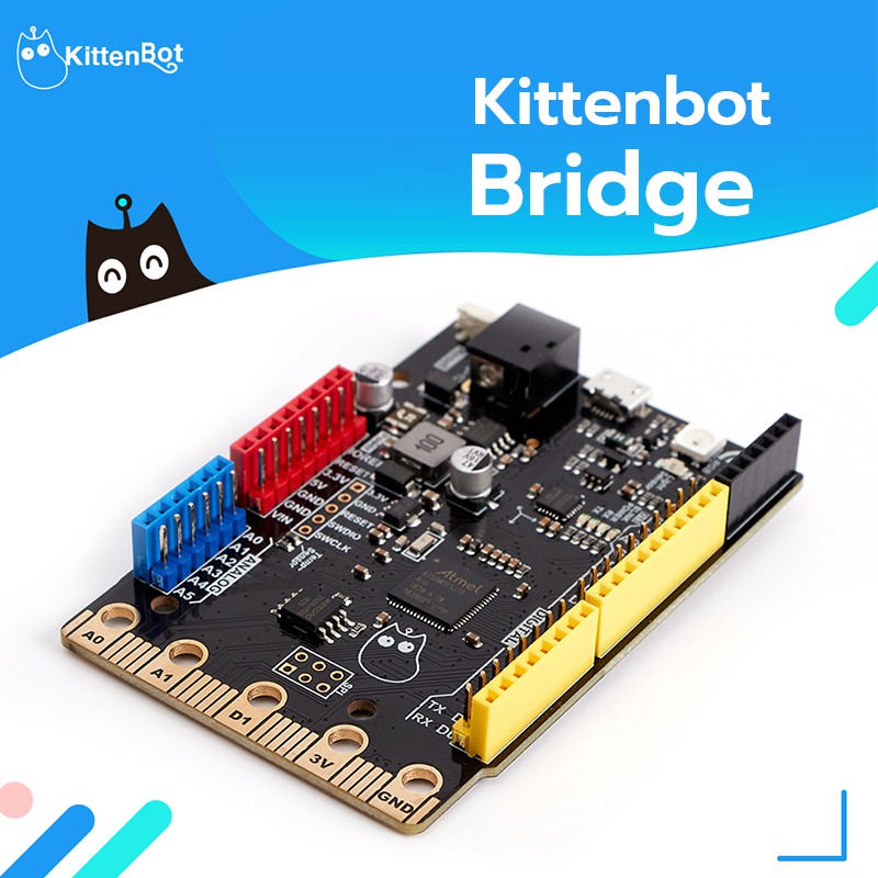 บอร์ด Bridge รองรับ Arduino Shield เขียนโปรแกรม Arduino Micro Python ...