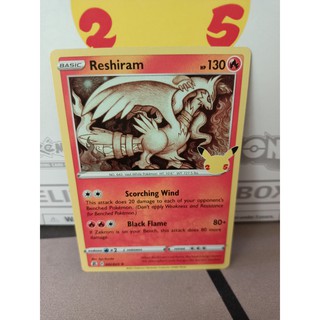 Pokemon Card "Reshiram Holo 002/025" ENG Celebrations