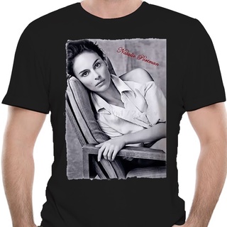 เสื้อยืดลําลอง พิมพ์ลาย Natalie Portman แฟชั่นคลาสสิก สําหรับผู้ชายS-5XL