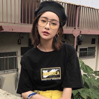 เสื้อยืดoversize เกาหลี "AMERICA"