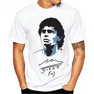 ฝ้ายเสื้อยืดพิมพ์ลายRee21 เสื้อยืดผ้าฝ้าย แขนสั้น พิมพ์ลาย Diego Maradona 3D โอเวอร์ไซซ์ สไตล์ฮาราจูกุ สําหรับผู้ชาย PTY