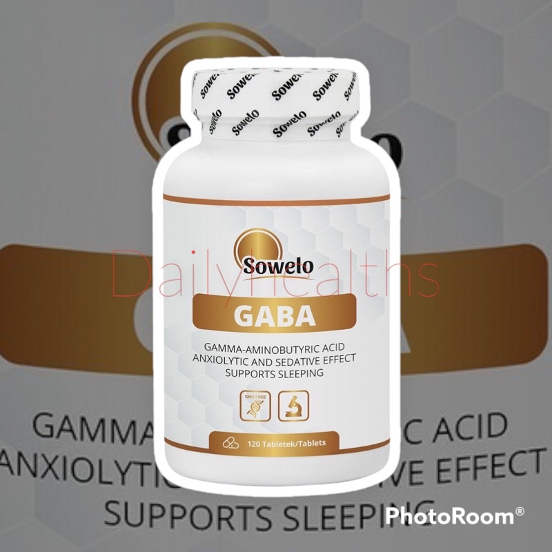 GABA กาบา (Gamma-Aminobutyric Acid), 750 mg, 100 Quick Release Capsules ช่วยหลับลึก บรรเทาเครียด เพิ่มการทำงานระบบประสาท