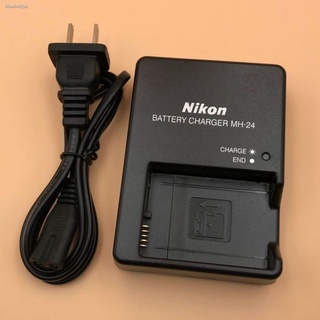 ♤เครื่องชาร์จ Nikon MH-24CH D5600 D5300 D3400 EL14a/EL14 เครื่องชาร์จแบตเตอรี่