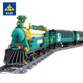 ของเล่นตัวต่อรถไฟฟ้า 851 ชิ้น Kazi 98225 สําหรับเด็ก