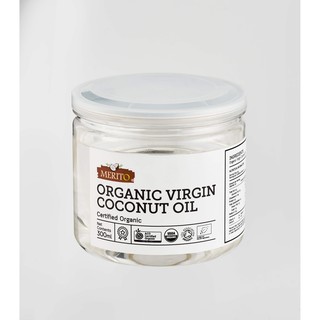 MeritO Organic Virgin Coconut Oil 300ml. (เมอริโต้ น้ำมันมะพร้าวออร์แกนิค 300 มล)