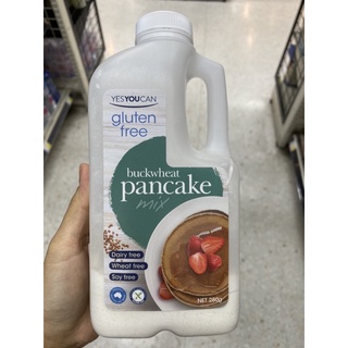 แป้งสำเร็จรูป สำหรับทำ แพนเค้ก ( ตรา เยสยูแคน ) 280 G. Gluten Free Buckwheat Pancake Mix ( Yes You Can Brand ) กลูเตน ฟรี บัควีท แพนเค้ก มิกซ์