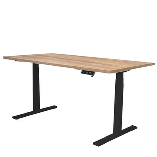 Desk STANDING DESK ERGOTREND SIT 2 STAND GEN2 150CM SONOMA/BLACK Office furniture Home &amp; Furniture โต๊ะทำงาน โต๊ะทำงานปร