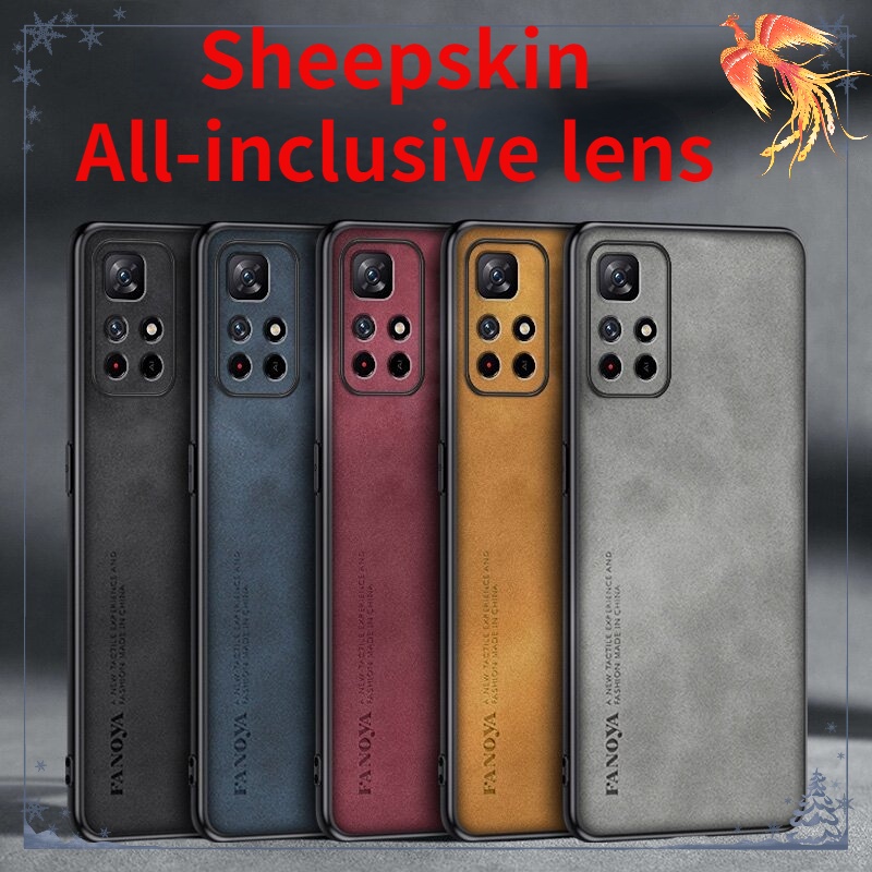 เคส Huawei Honor X10 9X X10MAX X30MAX 9XPRO 70 70PRO PLAY6T PLAY6TPRO กล้องป้องกันลายหนังแกะหรูหรารว