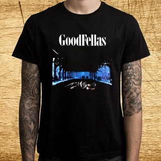 ขายดี เสื้อยืดลําลอง แขนสั้น พิมพ์ลายโลโก้ภาพยนตร์ GoodFellas Crime สไตล์วินเทจ สําหรับผู้ชาย JApged71NCjhga33Size S-5XL