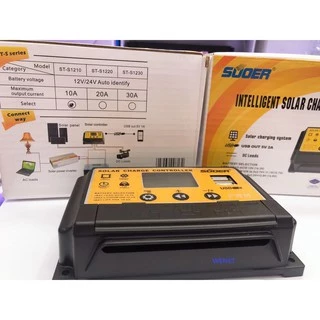 โซล่าร์ชาร์จเจอร์ PWM -30A SUOER (ST-S1230)สีนค้าของแท้แน่小个ขนาดเล็กS