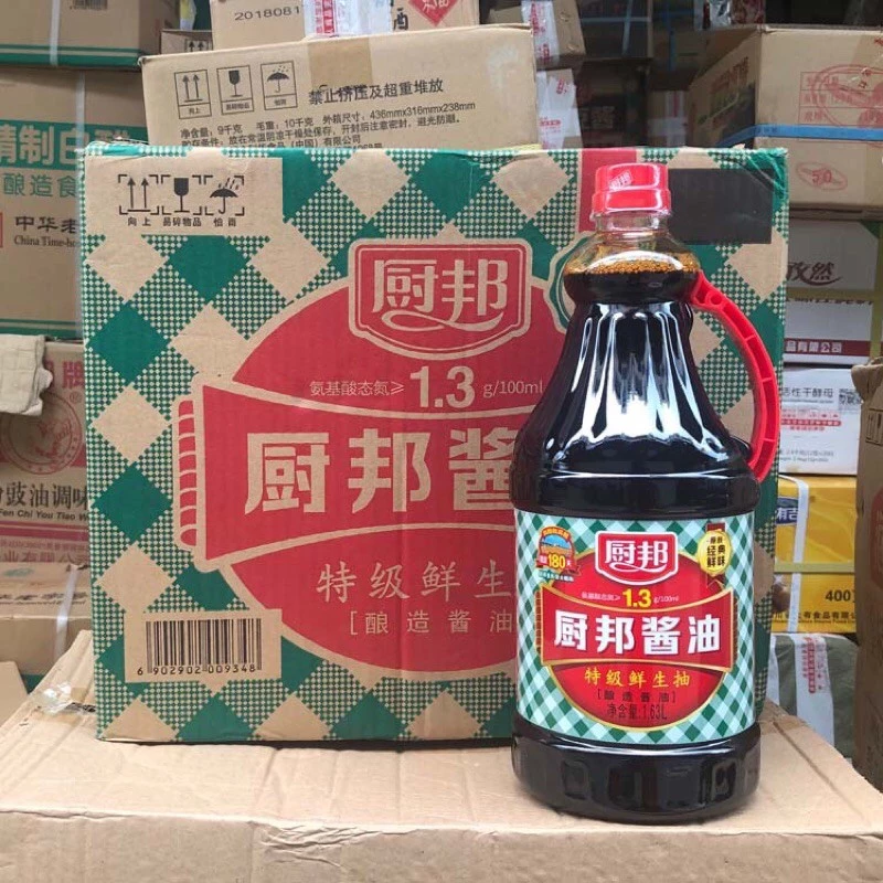 ซีอิ้วขาว ซอสปรุงรส(厨邦酱油 生抽)ขนาด1.63L #พร้อมส่ง# รสเค็มนิยมใช้ปรุงรสในอาหารแทนน้ำปลาหรือเกลือ
