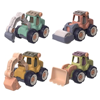 รถของเล่น รถวิศวกรรม DIY ,Detachable Engineering Vehicle Toys