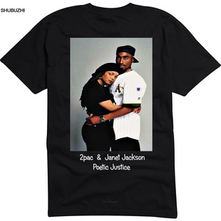 ผ้าฝ้ายคอกลมเสื้อยืด พิมพ์ลายกวีนิพนธ์ Justice Tupac 2Pac สําหรับผู้ชายfrom S-4XL