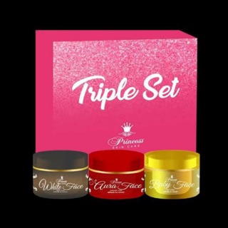 Princess Skin Care Triple Set ครีมหน้าขาว หน้าเงา หน้าเด็ก PSC Set 3 ขนาด 10 กรัม