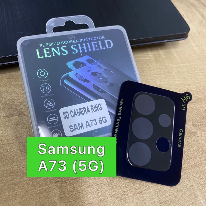 พร้อมส่งในไทย ฟิล์มกระจกเลนส์กล้อง สีดำ 3D สำหรับรุ่น Samsung A73 (5G)ฟิล์มกระจะติดเลนส์มือถือ