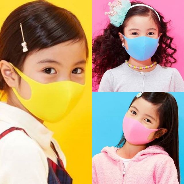 หน้ากากเด็ก หน้ากากอนามัยเด็ก Face Mask kids (1 ห่อ มี 3 ชิ้น) ผ้าปิดจมูก ป้องกันฝุ่น มลภาวะ และเชื้อโรค มี 3 สี