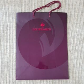 ถุงกระดาษร้านนาฬิกา cortina watch แท้และใหม่มาก