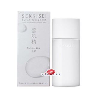 Kose Sekkisei Clear Wellness Refining Milk 140mL น้ำนมถนอมผิว สูตรอ่อนโยน เนื้อสัมผัสเนียนนุ่ม เบาสบายผิว เผยผิวสุขภาพดี