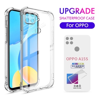 เคสกันกระแทก เคสใส OPPO F9 F11 Pro A5S A12 A15 A15S A16 A16S A16K A16E A17 A31 A33 A52 A53 A91 A92 A93 A54 A57 A74 A76 A77 A94 A95 A96 A5 A9 2020 Reno 3 4 5 6 4F 5F 6 7