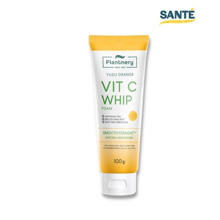 Plantnery Yuzu Vit C Whip Foam วิปโฟมล้างหน้า ยูซุ วิตามินซี สูตรผิวกระจ่างใส 100 g.