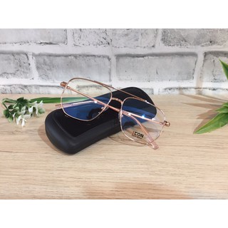 แว่นสายตา Fashion Top bar ทรงสวยใส่ได้ทุกโครงหน้า ไม่บีบขมับ ปลายขาหุ้มด้วยซิลิโคน