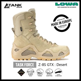 Lowa Z-8S GTX รองเท้าปฏิบัติการหุ้มข้อทรงสูง 8 นิ้ว ที่ถูกสร้างขึ้นให้สวมสบาย มั่นคงและเบา สำหรับภารกิจในพื้นที่ยากลำบาก