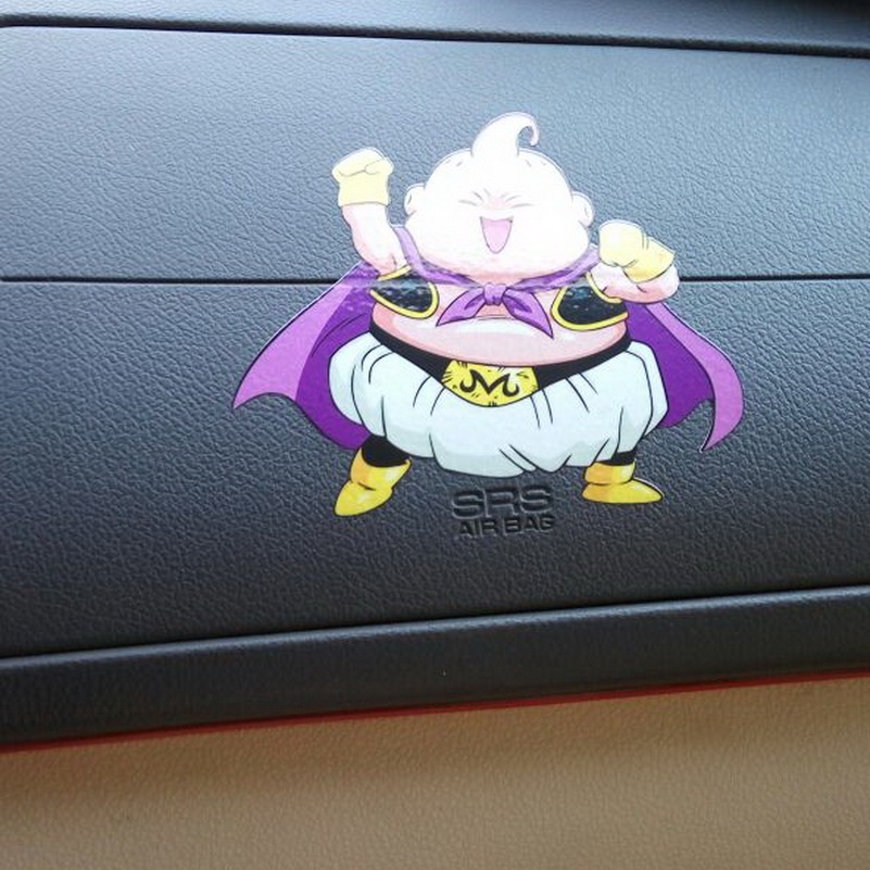 Dragon Ball Monster Buu สติกเกอร์รถ Drift จัดแต่งทรงผม Decal ชุดขนาดใหญ่ Motocross รถจักรยานยนต์จักรยานสเก็ต Board กระเป๋าเดินทาง