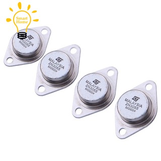 『★』4 x 2N3055 15A 60V NPN AF Audio Power Transistor TO-3