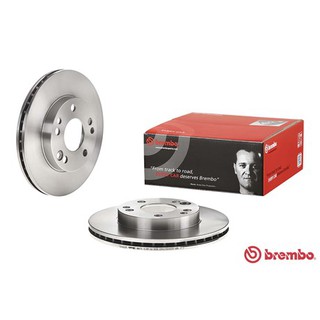 จานเบรคหน้า BENZ 190 W201 2.3 2.3 E 2.6 E 2.3 E 2.6 Turbo-D 2.5 1982-1993 หนา22MM BREMBO /ชิ้น