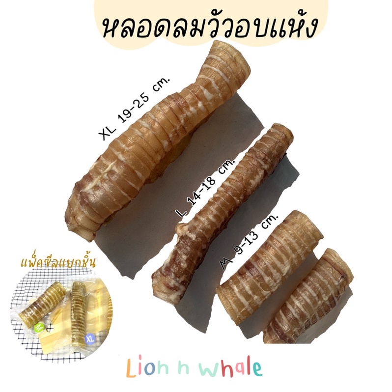 หลอดลมวัวอบแห้ง สะอาด ใหม่ คุณภาพดี ขนมขบเคี้ยวสุนัข