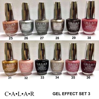 สีเจลทาเล็บ Calar Set 3 สีเจลไม่ต้องอบ ( 12 สี )