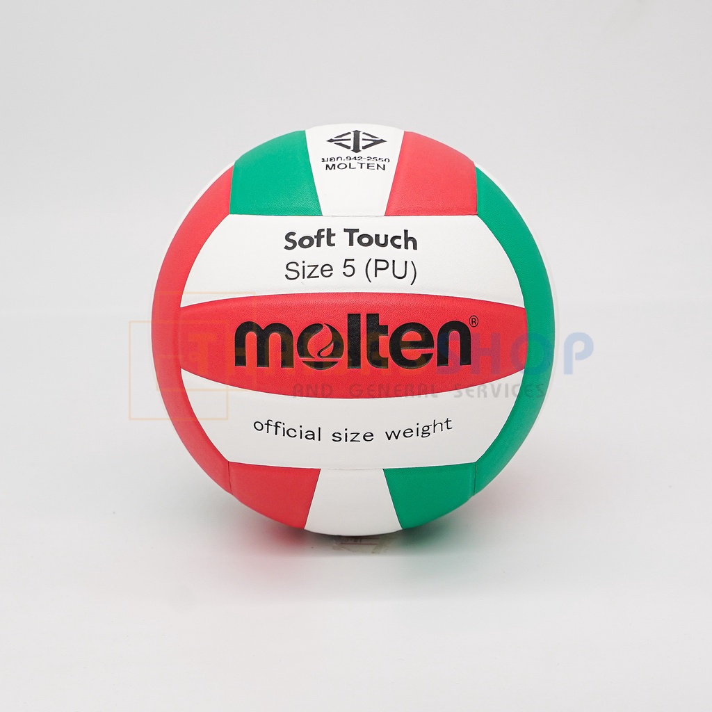 ลูกวอลเลย์บอล ลูกวอลเล่ย์ Molten TV58SLC/V58SLC ของแท้ 100% size 5 หนัง PU