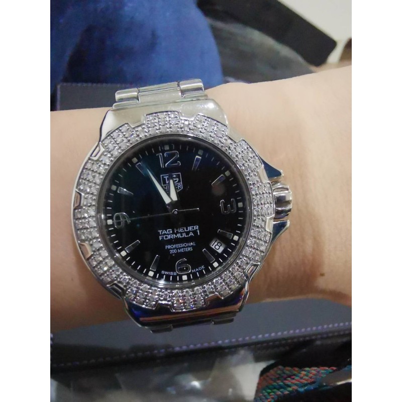 นาฬิกา  Tag Heuer Formula 1เพชรแท้ 💯เปอร์เซนต์