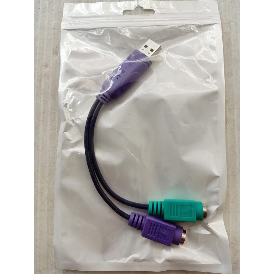 ส่งจากไทย ตัวแปลง USB to PS2 หัวแปลงต่อเสียบ สำหรับเม้าส์ และ คีย์บอร์ด รุ่นเก่า พร้อมส่ง ตัวแปลง PS