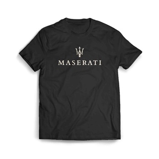 เสื้อผ้าผชเสื้อยืด พิมพ์ลายกราฟฟิค Maserati คุณภาพดีS-5XL